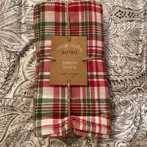 Set of 12 Holiday Napkins